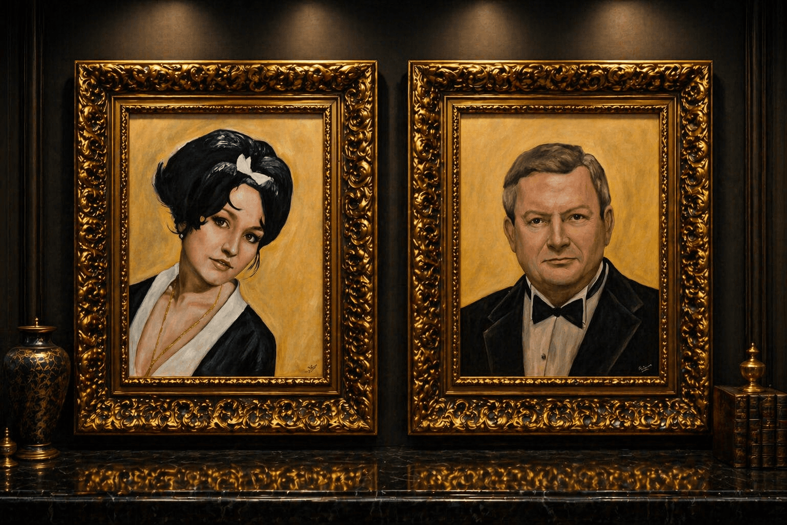 Luxury Portrait Commissions - Fine Art / Bespoke Painting by Monumentalis